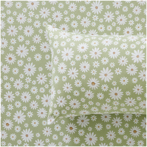 Maeva Floral Flannelette Sheet Set - Queen