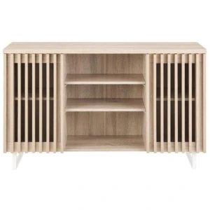 Manila Buffet Unit Sideboard Storage Cabinet - Natural - Natural