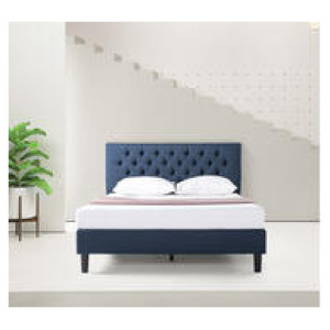 Manor Queen Bed Blue