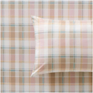 Mara Check Flannelette Sheet Set - King