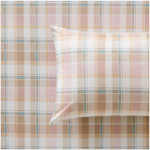 Mara Check Flannelette Sheet Set - Single