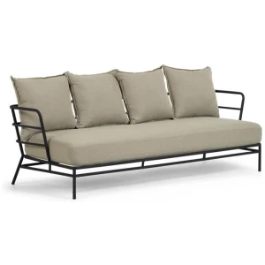 Mare Steel Frame Outdoor Sofa - Beige by Interior Secrets - AfterPay Available