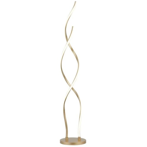 Margaret LED Modern Elegant Spiral Floor Lamp Reading Light - Gold