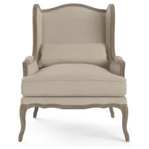 Marion Wingback Armchair Relaxing Accent Lounge Chair - French Beige