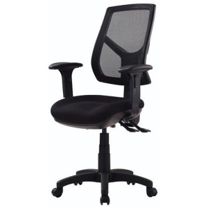 Maris Mesh Office Chair - Black by Interior Secrets - AfterPay Available