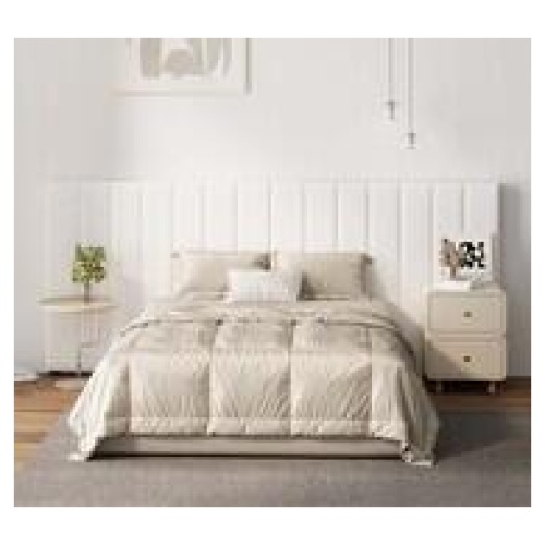 Matty Double, Queen And King Compatible Bedhead White