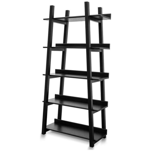 Mayson Bookshelf - Black Oak by Interior Secrets - AfterPay Available