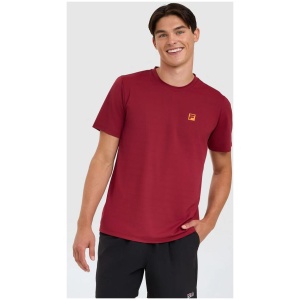 Men's Cross Court Mesh Tee - TIBETAN RED - TIBETAN RED