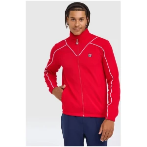 Men's Noble Track Jacket - FILA RED/WHITE - FILA RED/WHITE