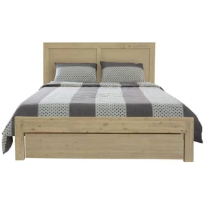 Messina acacia bed frame with bedroom suite option
