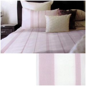 Metropolitan Waffle Quilt Cover Set Pink - KING