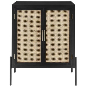 Mia Buffet Unit Sideboard Storage Cabinet - Black - Black