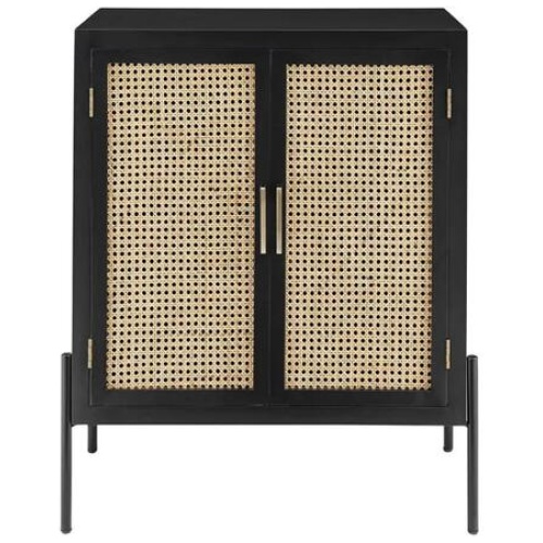 Mia Buffet Unit Sideboard Storage Cabinet - Black - Black