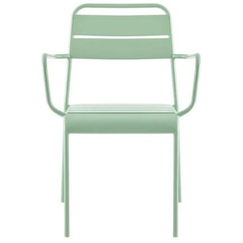 Miami Metal Outdoor Armchair - Charcoal