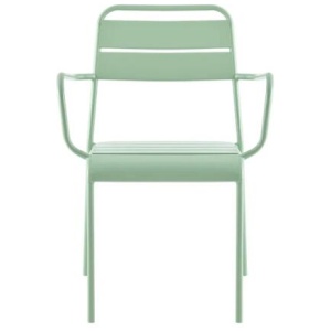 Miami Metal Outdoor Armchair - Light Grey