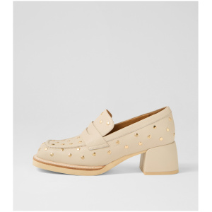 Midas Ayamo Mi Nougat Tumble Leather Nougat Shoes Womens Shoes Casual Heeled Shoes