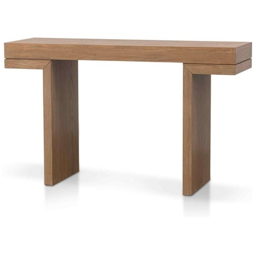 Minerva 1.3m Console Table - Dusty Oak by Interior Secrets - AfterPay Available