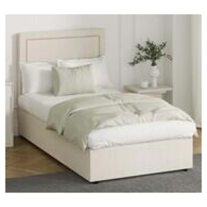 Mireille Gas Lift Storage King Single Bed Neutral