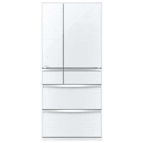 Mistubishi Electric 700 Litre Multi-Drawer Glass Refrigerator - White