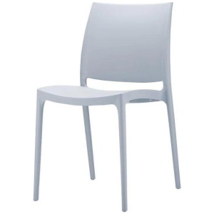 Mode Indoor / Outdoor Dining Chair - Silver Grey by Interior Secrets - AfterPay Available