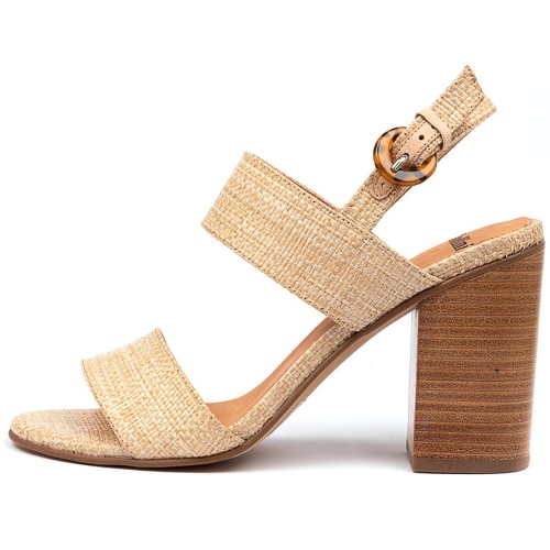 Mollini Ogosh Mo Natural Woven Natural Sandals Womens Shoes Casual Heeled Sandals