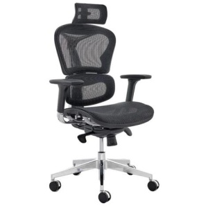 Morgan Office Computer Work Task Chair - Black Frame/ Black - Black
