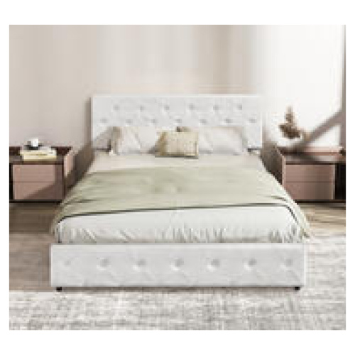 Morton Queen Storage Bed Neutral