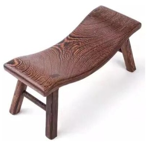 NNEOBA Multi-Functional Solid Wood Sleeping Stool - Chicken Wing Wood Cervical Vertebra Pillow