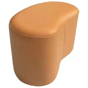 NNETB Bright Orange Modern Changing Stool - Waterproof