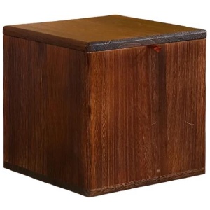 NNETM Flip Top Lid Storage Bench - Brown