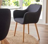Nicki Dining Chair Blue 1 Seater