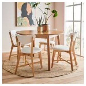 Niva 4 Seater Dining Table Brown