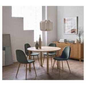 Noah 4 Seater Dining Table Brown