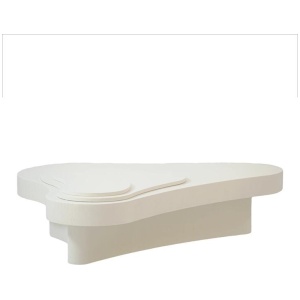 Nuvia 1.33m Coffee Table - Warm White by Interior Secrets - AfterPay Available