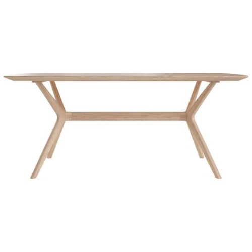 Olsen Rectangular Kitchen Dining Table 185cm Scandi Oak