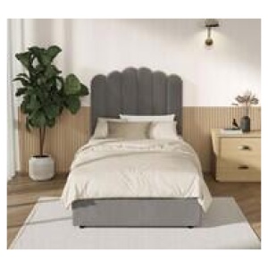 Ophelia Gas Lift Storage King Single Bed Grey