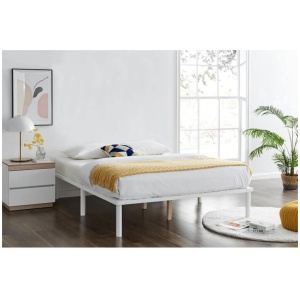 Orlando Wood Bed Frame Queen Size White - Queen