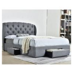 Otter Queen Storage Bed Grey