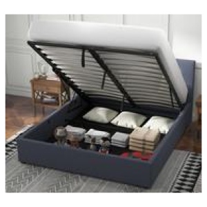 Ottine Gas Lift Single Bed Single With Headboard Grey