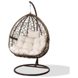 Outdoor Hanging Swing Chair - Brown
