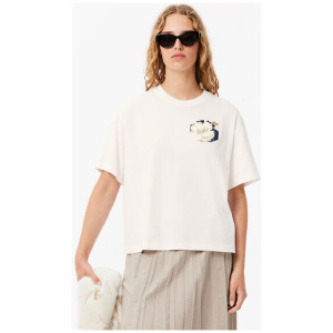 Oversized Flower Print T-shirt