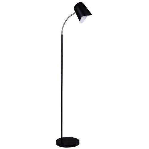 PASTEL Floor Lamp ES Matte Black Ellipse H1545mm Adjustable with Wave Edge