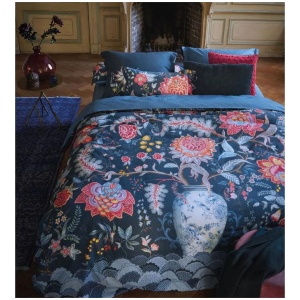 PIP Studio Tree of Life Dark Blue 100% Cotton Quilt Cover Set Queen