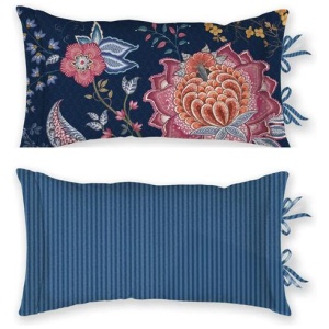 PIP Studio Tree of Life Dark Blue Oblong Cushion