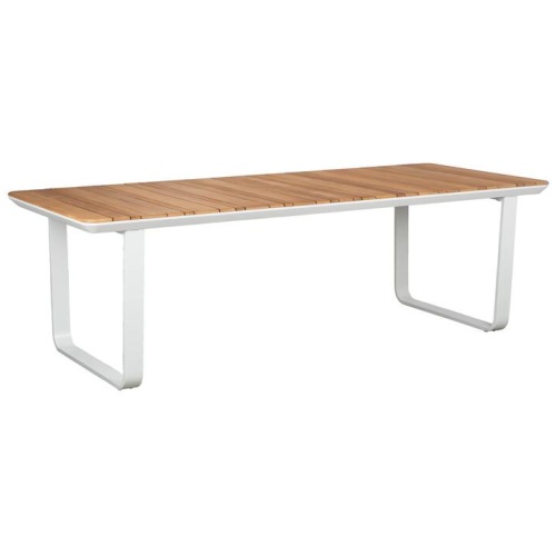 Pallara 240cm Teak Top & Aluminium Dining Table