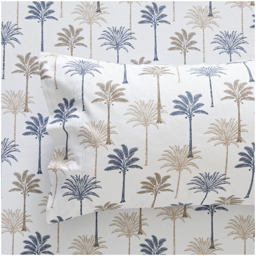 Palm Springs Flannelette Sheet Set - King Single