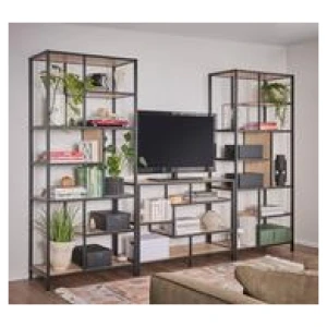 Pasadena Large Bookcase Brown