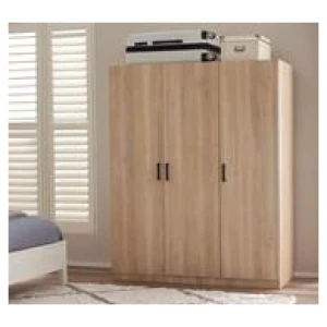 Passo 3 Door Wardrobe Brown
