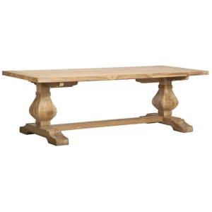 Paxton 240cm Reclaimed Teak Dining Table Natural