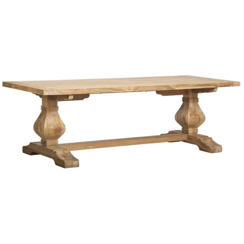 Paxton 240cm Reclaimed Teak Dining Table Natural